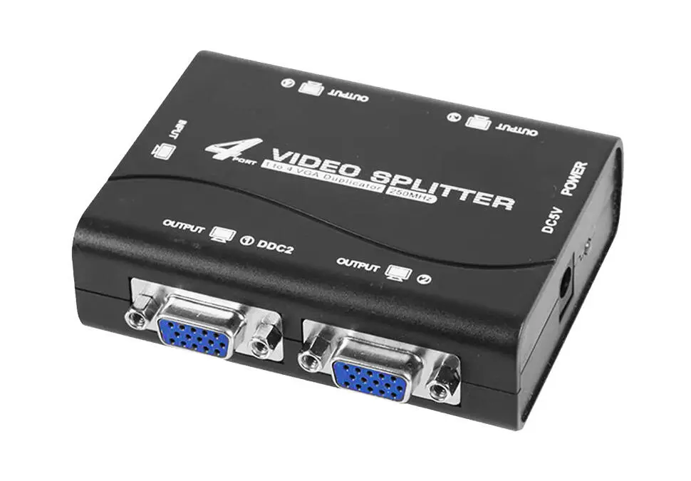 PC Plus SPLITVGAPCP4P | VGA Splitter 4 Port High Resolution