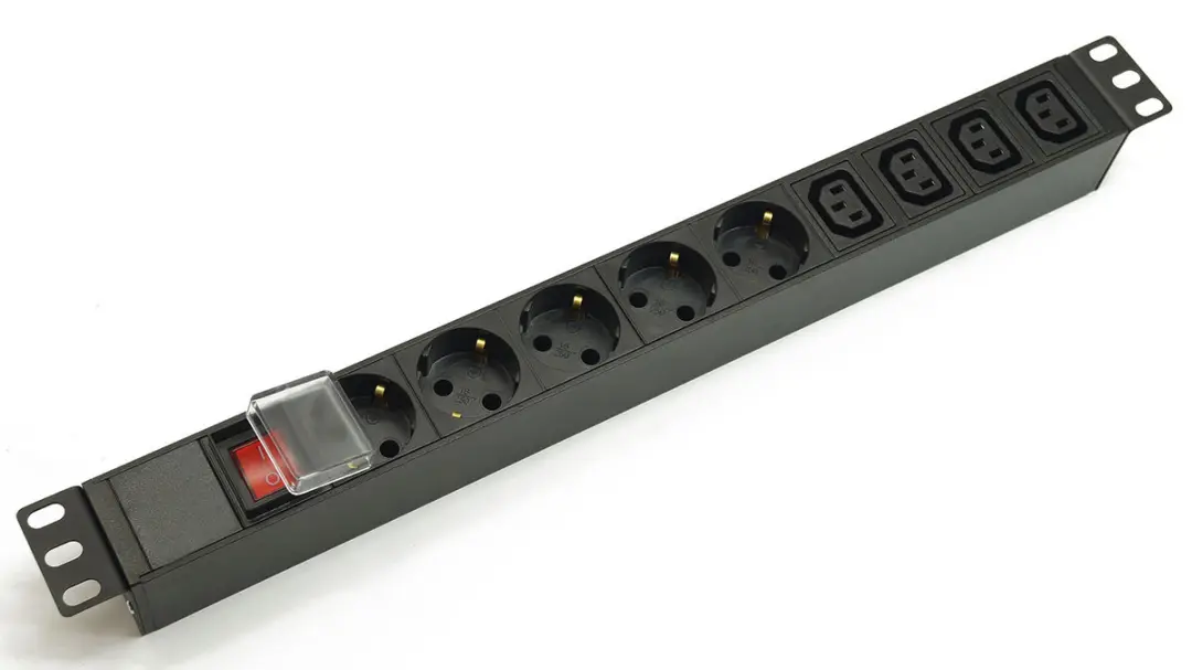 SNR SOLITON BA-47/6 | Elektrik rozetka bloki Schuko 1U 19 dýuým 10A