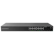 Grandstream NETGWN7802P | Dolandyrylýan tor kommutatory 16x PoE+ gigabit port
