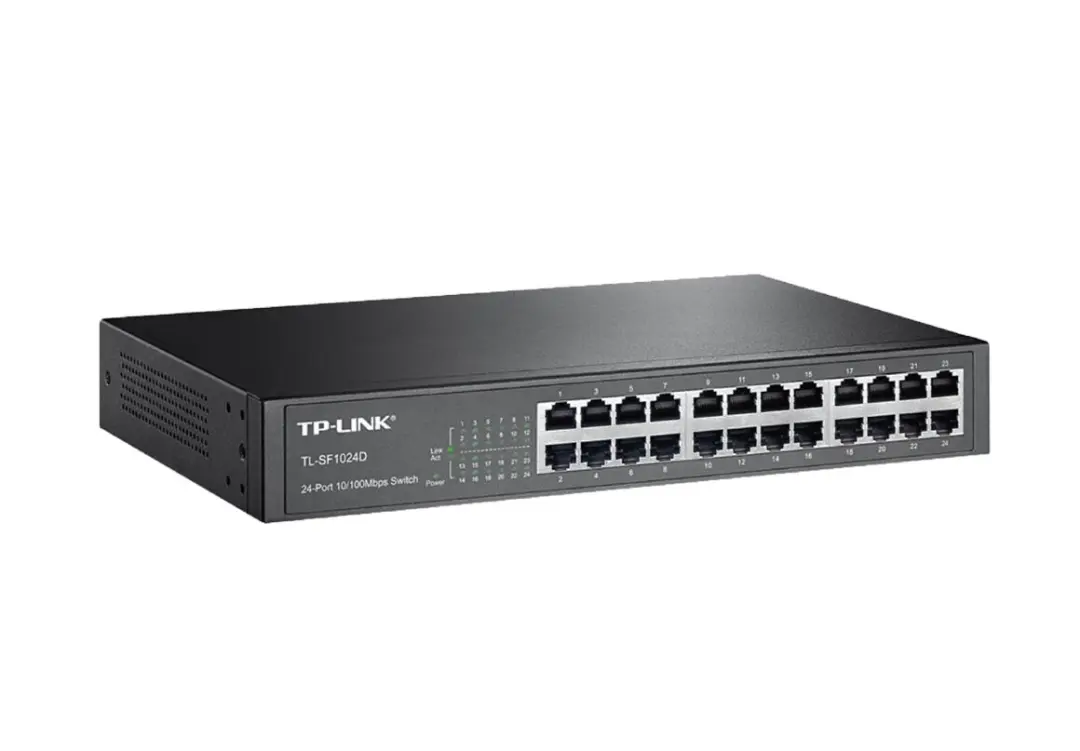 TP-Link TL-SF1024D | Коммутатор 24 порта 10/100 Мбит/с Настольный/Стойка