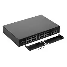 NET16POE | Сетевой коммутатор 16+2 порта 200Вт PoE 100Мбит/с