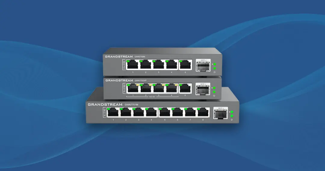 Grandstream GWN7700P | Tor Birikdiriji 5 Port Gigabit PoE