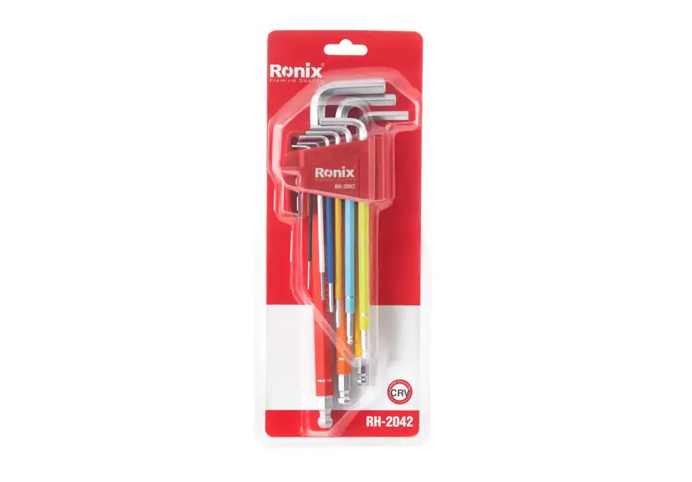 Ronix RH-2042 | Altlyk açar toplumy 9 sany (1.5–10 mm)