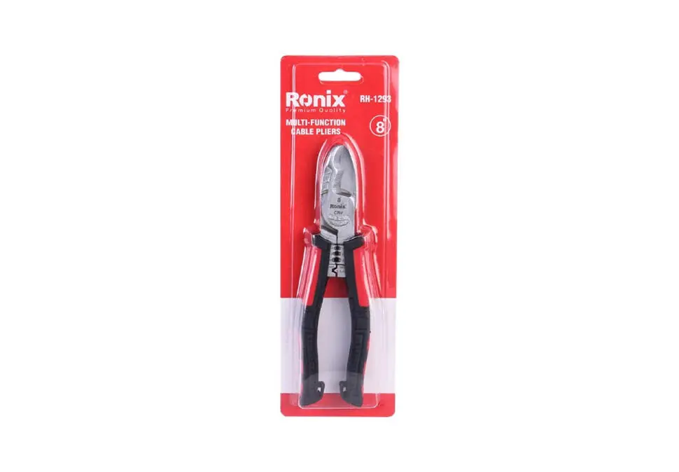 Ronix RH-1293 | Kombinasiýa Pensleri 8 Dýuým Hrom-Wanadiý
