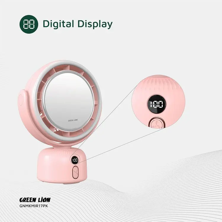 Green Lion MIRGL9904781972994 | Makiýaj Aýnasy wentilýatorly Gülgün