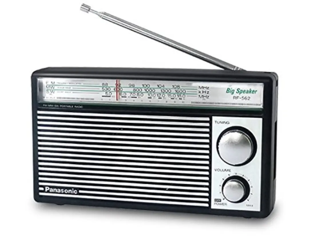 Panasonic RF562D | Portable Radio FM/MW/SW Black & Silver
