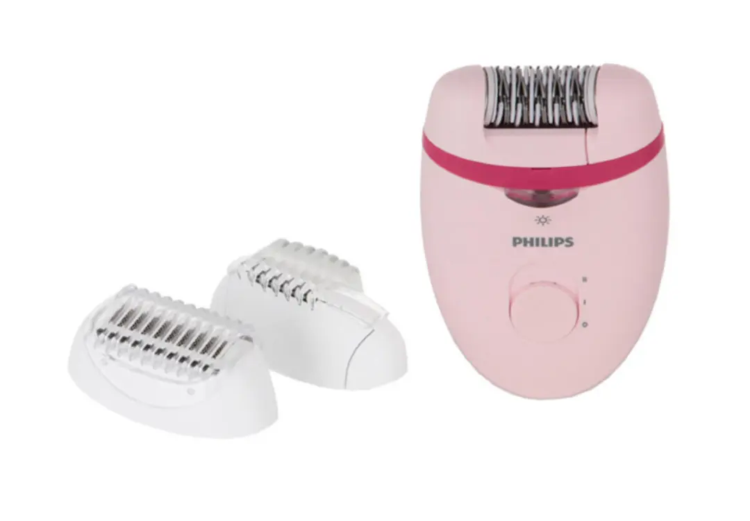 Philips EPILPHBRE285 | Epilator 32 Tweezers, 2 Speed, White+Purple