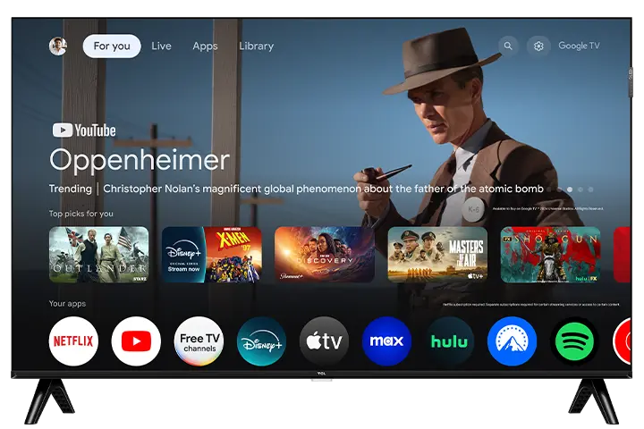 TCL TVT32S5K | Telewizor 32" QLED FHD Google TV