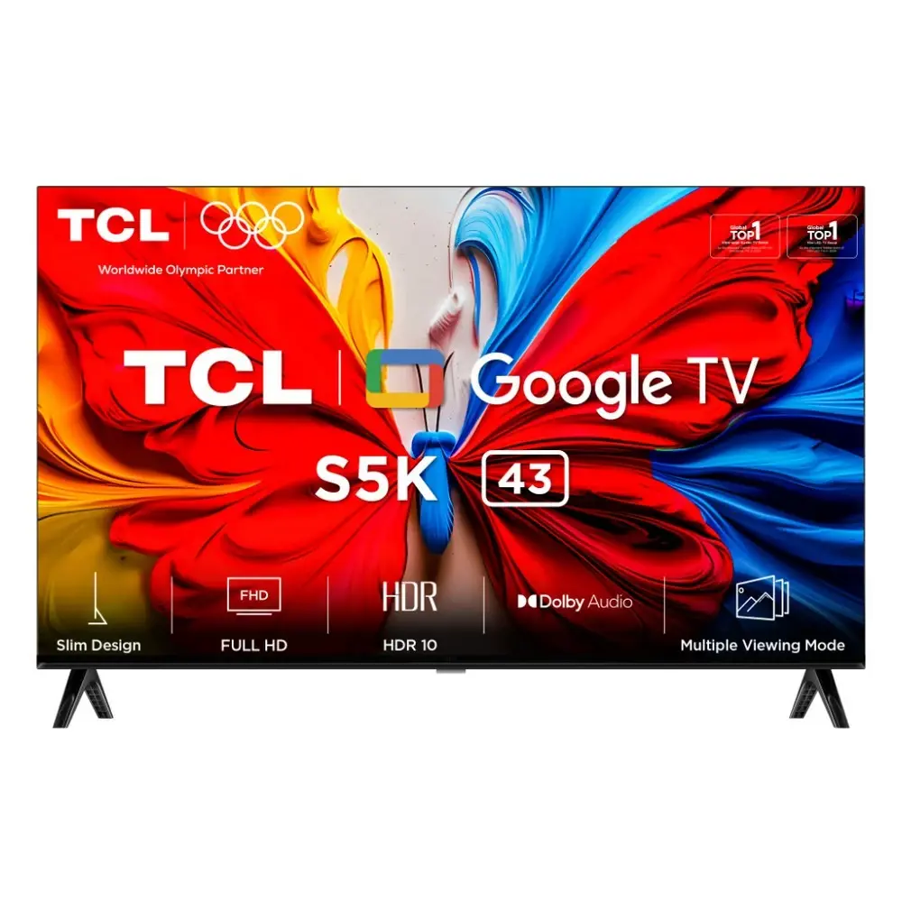 TCL TVT43S5K | Telewizor 43" QLED FHD Google TV