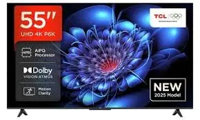 TCL TVTCL55P6K | 4K Akylly Telewizor 55" ULED Android
