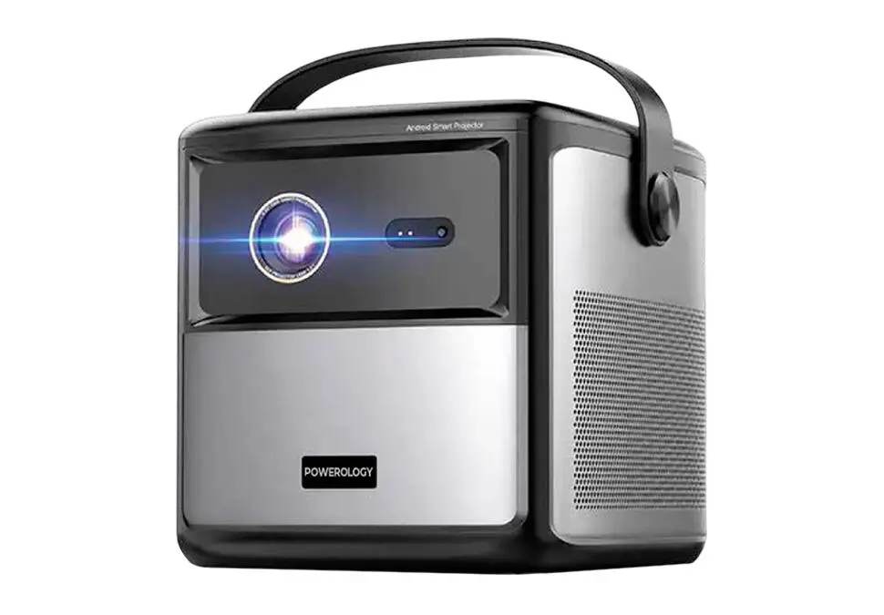 Powerology PROJPOWERPGTVBK | Göçme Proýektor Lazer 100 dýuým 15000mAh