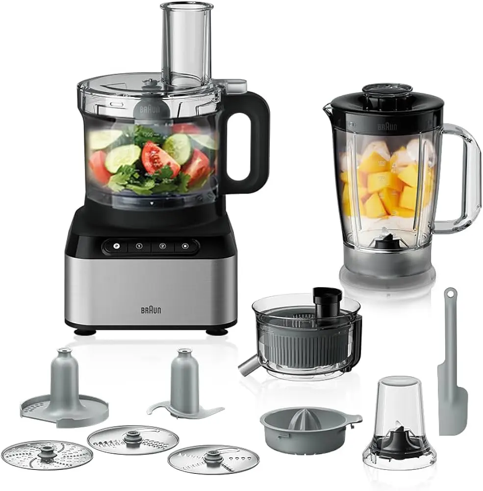 BRAUN FP3235SI | Aşhana Prosessory 800W 2.1L Iki Tizlik