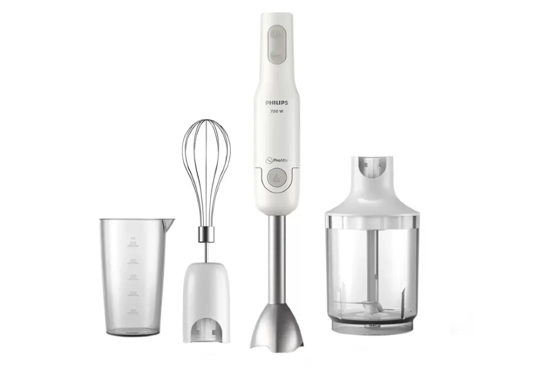 Philips HR2545 | Hand Blender 700W 2 Speed 3 Nozzle White