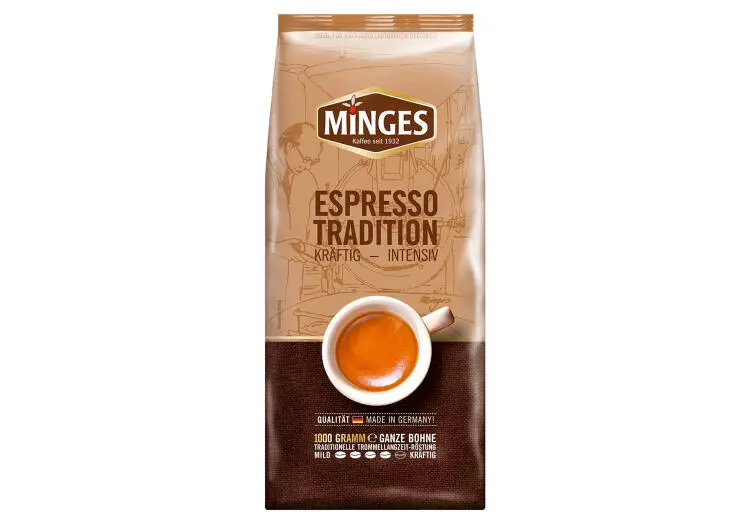 Minges COFMINESPTRA1KG | Espresso kofe däneleri 1 kg