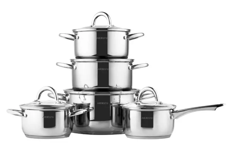 Ardesto COOKARDAR1910GPS | Gap-gaç toplumy paslanmaýan polat 10 sany