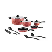 Tefal COOKTEFTEM12SET | Набор антипригарной посуды 12 шт сталь