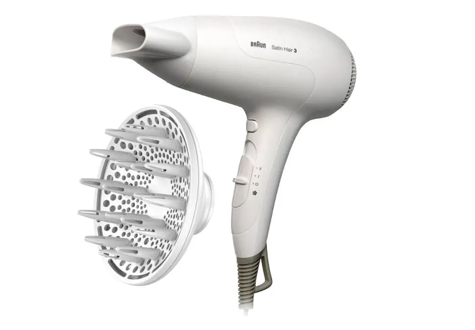 BRAUN HDBHD385 | Фен для волос 2000 Вт 2-скоростной