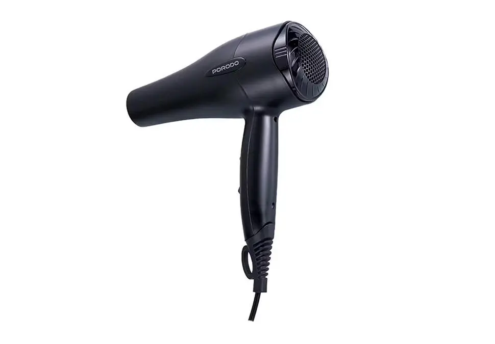 Porodo PD-LFST072-BK | Saç Guradyjy 1200W 2 Tizlik 4 Tertip Gara