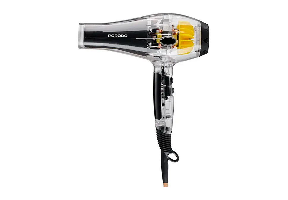 Porodo PD-LFST106-BK | Saç Guradyjy 2000W 2 Tizlik 4 Reje Açyk