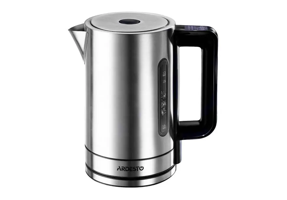 Ardesto EKL-FD700SS | Электрочайник 1,7 л Черный+Сталь