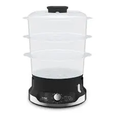 Tefal VC204865 | Buglaýjy Bişiriji 9L 3 Gap 800W Gara