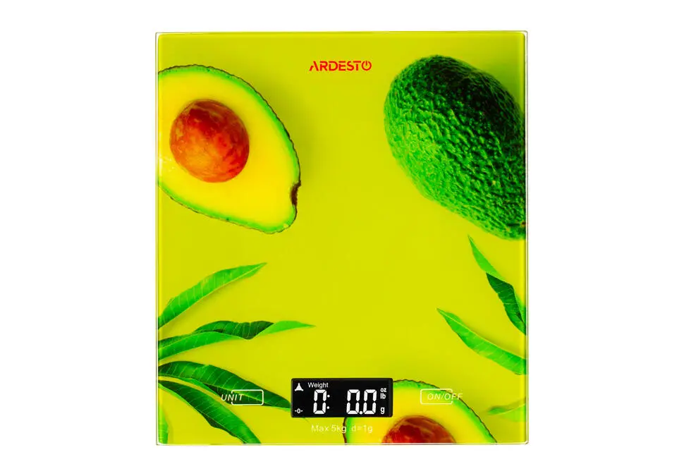 Ardesto SCK-893 | Aşhana agramy 1-5000 g awokado dizaýn