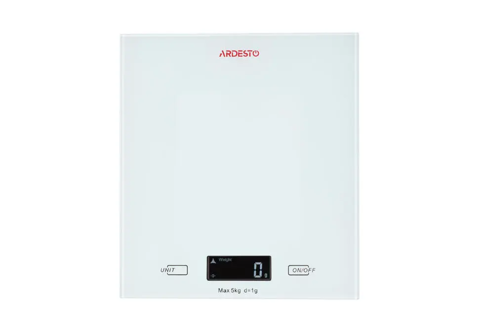 Ardesto SCK-893W | Кухонные весы 1г-5000г цифровые белые