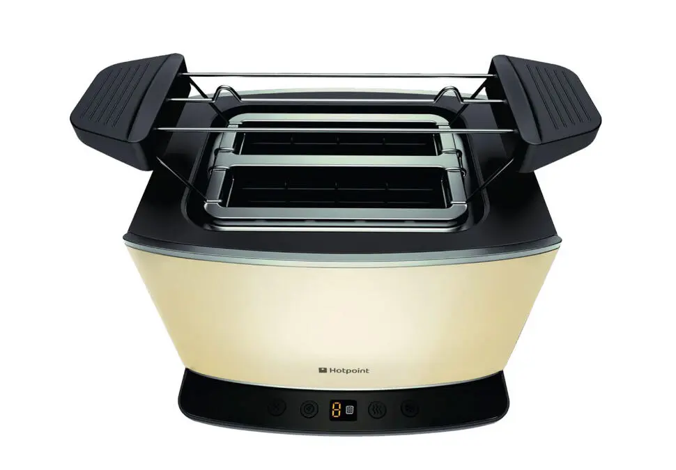Hotpoint TT22EAC0UK | Toaster 850W 2-Slot 8-Program Gold