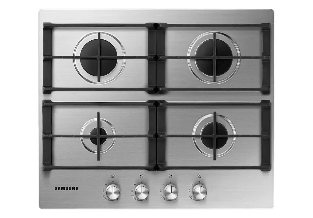 Samsung HOBSAMNA3000HS | Встраиваемая газовая плита 4 конфорки серебро