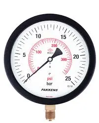 Pakkens 0631000207MK | Manometr Ø63mm 0-10 bar/psi Yzdan G1/4"B