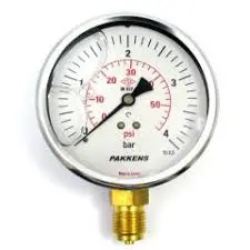 Pakkens 1002001105 | Manovacuum Gauge 100mm Glycerin Fill