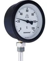 Pakkens 634020205 | Bimeta Termometr Ø63mm 0–120°C