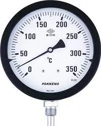 Pakkens 1004010205 | Bimetallic Thermometer Ø100mm 0–120°C G1/2"B Bottom