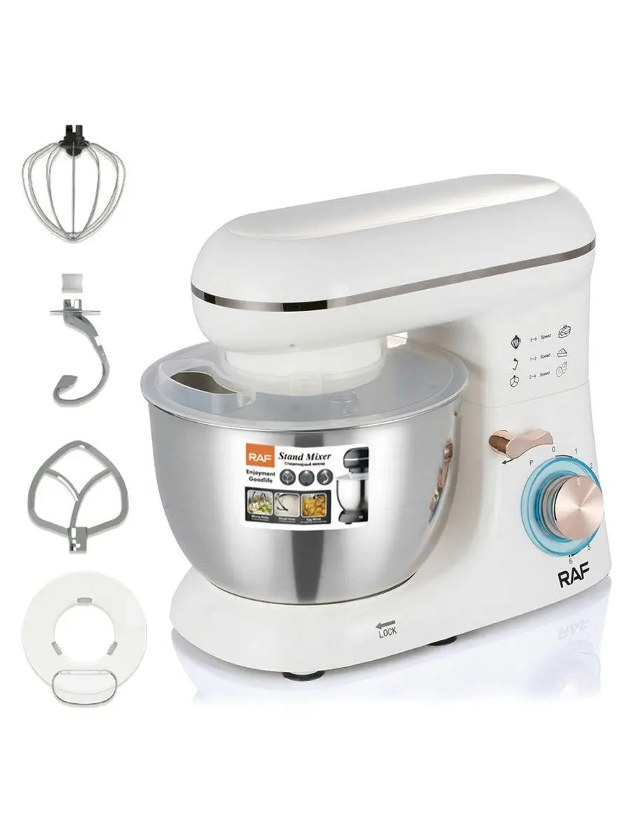 R R.6601W | Планетарный миксер 1300Вт 4,5л