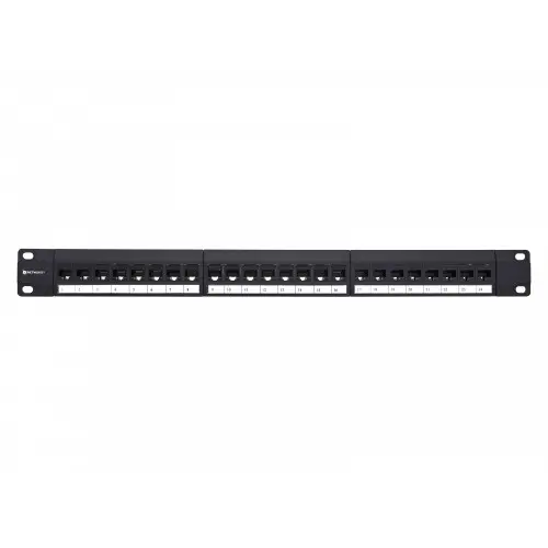 48017001KBH | Патч-панель Cat6 UTP 24 порта незаполненная