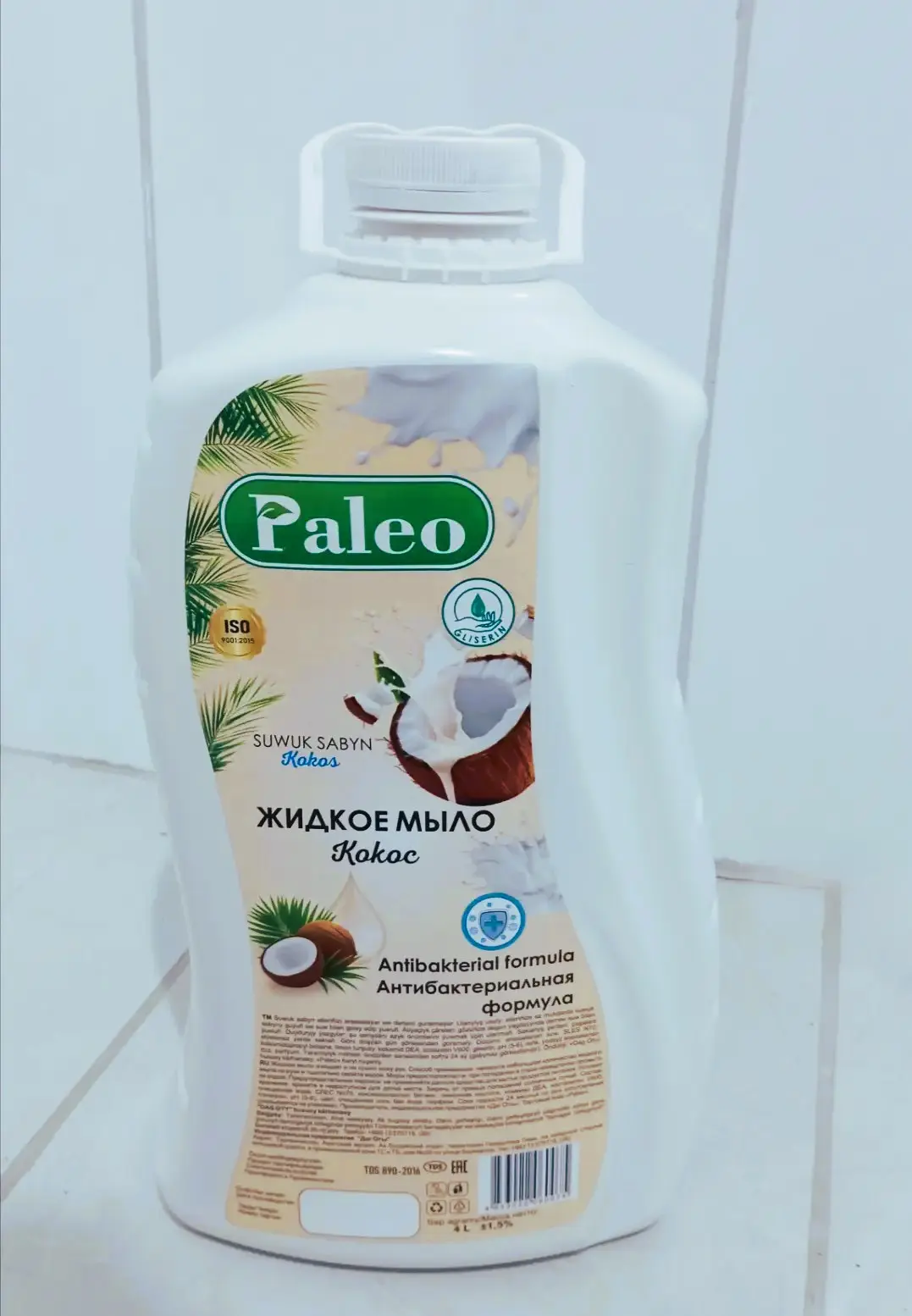 Paleo | Жидкое мыло 4 л Кокос