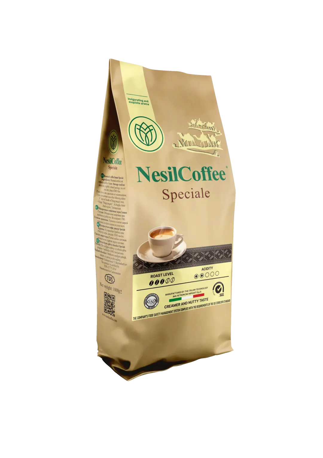 NesilCoffee Speciale | Kofe Däneleri 1 kg Ýokary Gatnaşyk