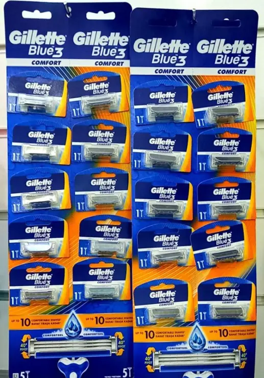 Gillette Blue3 | Bir gezek ulanylýan syçrayjy üç pyçakly