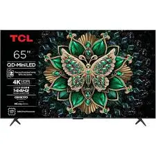 TCL 65C6K | Smart TV 65 Inch 4K HDR Mini-LED 144Hz