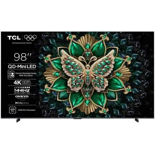 TCL 98C6K | Akylly Telewizor 98 dýuým 4K MiniLED 144Hz