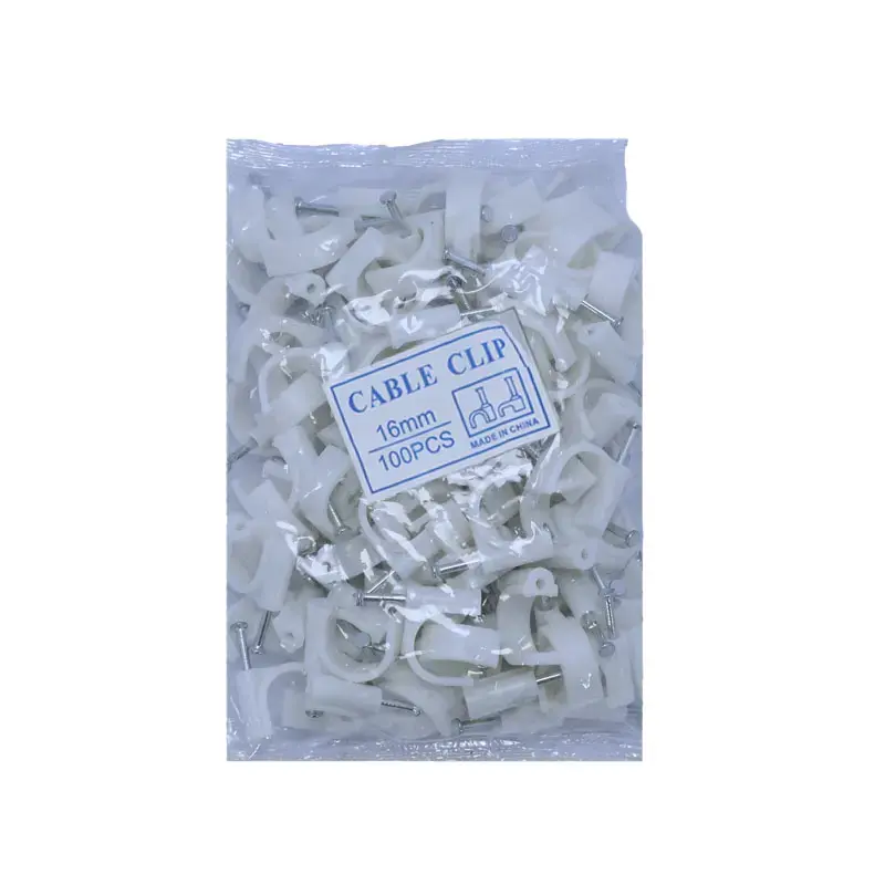 KENDIR 153.09.Z99.K01.KLIPS-025 | Кабельные клипсы 16 мм, упаковка 100 шт.