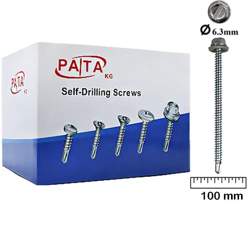 PA/TA 153.09.S02.S02.P01.63100 | Саморез 6,3x100 мм, упаковка 70 шт