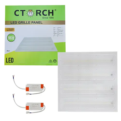 CTORCH 153.09.E01.L01.CTORCH047 | LED Panel Grill 96W 6500K 60x60 cm