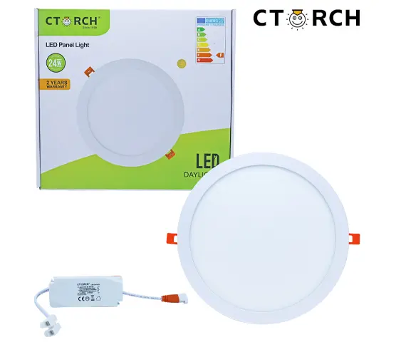 CTORCH 153.09.E01.L01.CTORCH032 | LED Panel 24W 6500K Inçe Tegelek