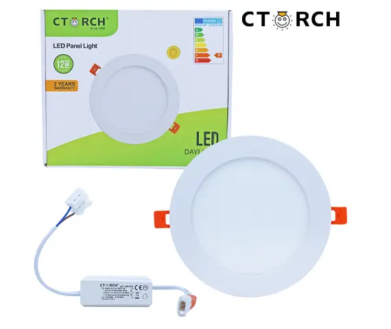 CTORCH 153.09.E01.L01.CTORCH029 | LED Panel Çyrasy 12W 6500K Iňeçik Tegelek