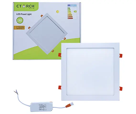 CTORCH 153.09.E01.L01.CTORCH024 | LED panel 24W inçe 6500K dörtköşe