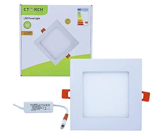 CTORCH 153.09.E01.L01.CTORCH021 | LED Panel Inçe 9W 6500K Dörtburç