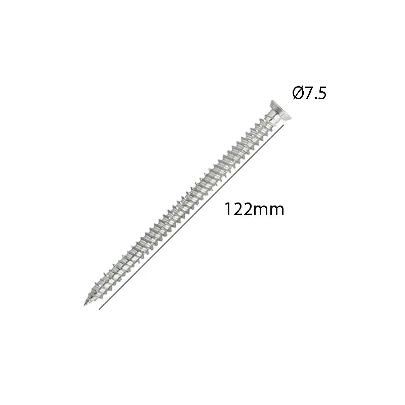 153.09.D1.C1.HTY.043 | Mounting Screw 7.5x122mm KENDIR Thread