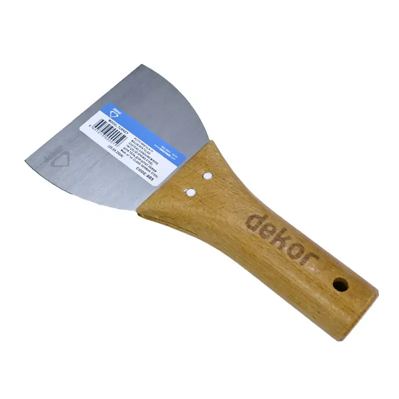 153.09.D01.D01.DEKOR0015 | Шпатель 110 мм деревянная ручка