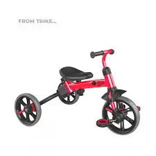 Yvolution 816661028358 | 4-i-1 Balans Tigiri Öwrülýän Gyzyl